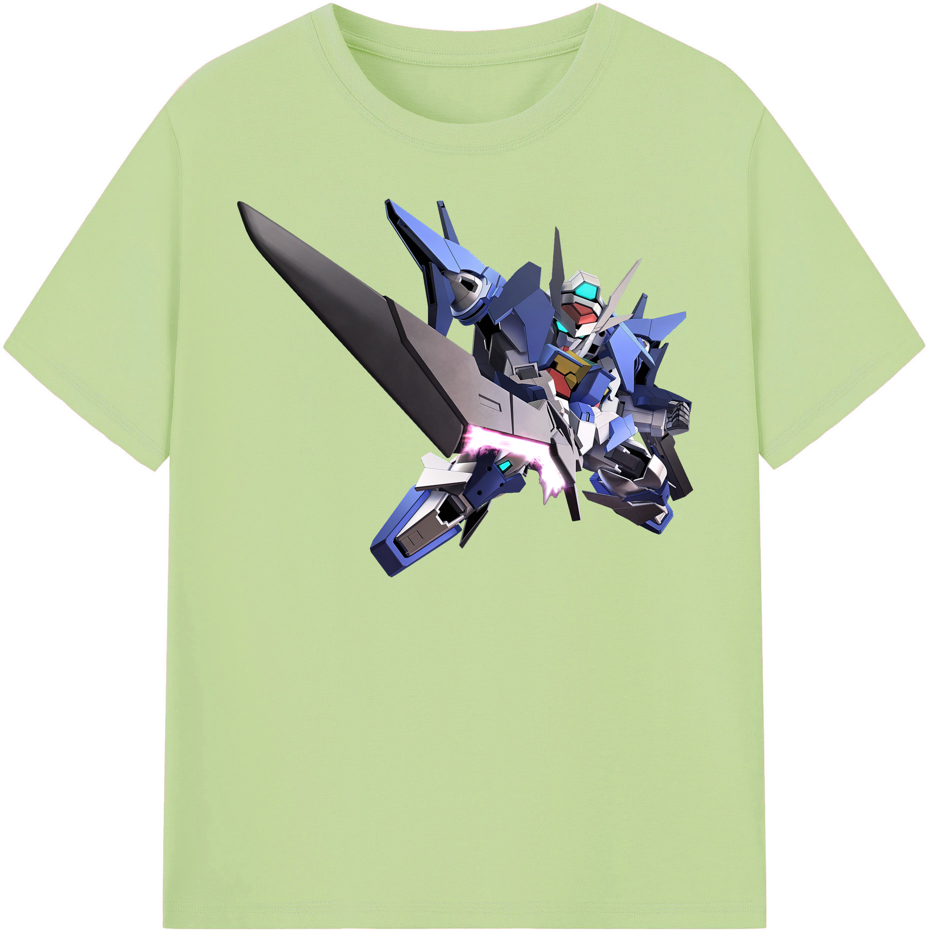 （画像用） 機動戦士ガンダム Mobile Suit Gundam 綿100％半袖Tシャツ（フロントプリント）